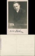 Signiertes Porträt Foto Mann Anzug (Atelier Gerstenberger GRAZ) 1910 Privatfoto - Personaggi