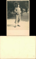 Fotokunst Fotomontagen Mann Posiert In Pumperhosen 1930 Privatfoto - Personaggi