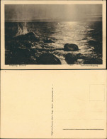 Postcard Misdroy Międzyzdroje Sonnenuntergang 1928 - Pommern