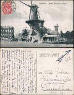Postkaart Rotterdam Rotterdam Windmühlen Molen Goudsche Singel 1920 - Rotterdam