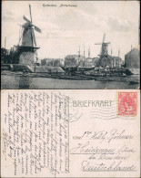 Postkaart Rotterdam Rotterdam Windmühlen - Achterhaven 1912 - Rotterdam