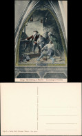 Ansichtskarte Meißen Schloss Albrechtsburg Wandgemälde Erfindung 1908 - Meissen