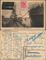 Postkaart Rotterdam Rotterdam Loydkade Indischhafen 1922 - Rotterdam