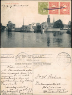 Postkaart Zaandam Gezicht Hafen 1909 - Other & Unclassified
