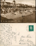 Ansichtskarte Binz (Rügen) Strand, Kurhaus Kaiserhof Gramm 1929 - Sonstige & Ohne Zuordnung