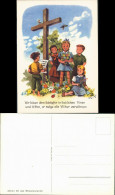 Ansichtskarte .Schweiz Aktion Für Das Weisstannental Scherzkarte Kreuz 1965 - Autres & Non Classés