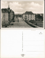Ansichtskarte Coswig (Sachsen) Bahnhofstraße, Oldtimer 1938 - Coswig