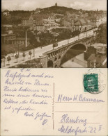 Ansichtskarte Plauen (Vogtland) Friedrich Augustbrücke Stadt Panorama 1928 - Plauen