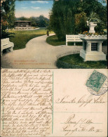 Ansichtskarte Reichenbach (Vogtland) Stadtpark - Pavillon 1908 - Reichenbach I. Vogtl.