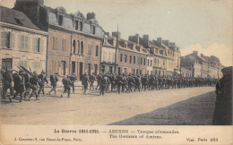 80-AMIENS-TROUPES ALLEMANDES-N°356-C/0021 - Amiens
