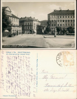 Ansichtskarte Löbau Platz, Auto - Löbauer Berg 1934 - Löbau