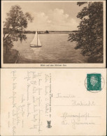 Ansichtskarte Klein Köris-Groß Köris Segelboot - Ufer 1930 - Sonstige & Ohne Zuordnung