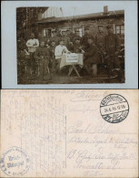 Dünaburg Daugpilis/Dźwińsk/Двинск Pfingsten Soldaten Haus WK1 1916 Privatfoto - Letland