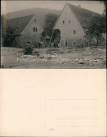 Oberschlottwitz-Glashütte Hochwasser - Zerstörung Herremühle 1927 Privatfoto - Glashütte