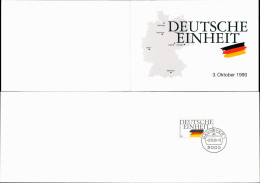 Briefmarke Deutsche Einheit Sonderstempel 3.10.1990 Michel Nr. 1477 - Zonder Classificatie