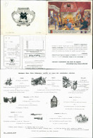 Paris Rotisserie REINE PEDAUQUE Reklame & Info Klappkarte 1950 - Other & Unclassified