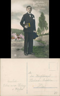 Ansichtskarte  Glückwunsch Konfirmation Konfirmand Fotokunst-AK 1920 - Otros & Sin Clasificación