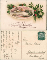 Ansichtskarte  Glückwunsch, Grußkarten, Weihnachten, Winterblick 1934 - Autres & Non Classés