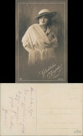 Ansichtskarte  Glückwunsch, Neujahr, Sylvester, Frau Mit Hut 1910 - Año Nuevo