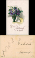 Ansichtskarte  Glückwunsch Grußkarten Geburtstag Blumen In Vase 1912 - Cumpleaños