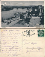 Innere Altstadt-Dresden Brühlsche Terrasse / Terassenufer Dampfer 1935 - Dresden