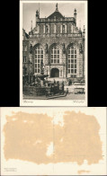 Postcard Danzig Gdańsk/Gduńsk Artushof - Brunnen 1932 - Danzig