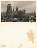 Postcard Danzig Gdańsk/Gduńsk Totalansicht 1931 - Danzig
