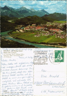 Ansichtskarte Füssen Panorama-Ansicht Mit Allgäuer Bergen 1976 - Füssen