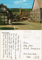 Ansichtskarte Olsberg Panorama-Ansicht Ort Mit Personen Auf Strasse 1987 - Sonstige & Ohne Zuordnung