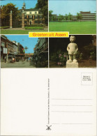 Postkaart Assen Stadtteilansichten Mehrbild-AK 4 Ortsansichten 1975 - Andere & Zonder Classificatie