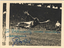 Football - Format 12x9cm - Julien DARUI Ou Da Rui - 1916-1987 - Dédicace - Signed Photographs