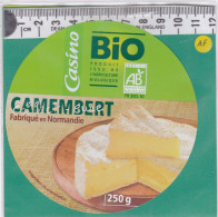C1358 FROMAGE CAMEMBERT CASINO BIO   NORMANDIE VARIANTE - Käse