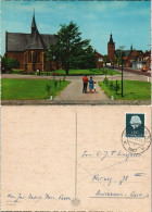 Postkaart Chaam Dorpstraat Dorfstrasse Mit Kirche, Kerk 1967 - Andere & Zonder Classificatie