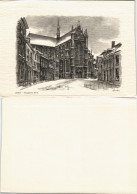 Postkaart Leiden Leyden Hoogland Kerk Künstlerkarte Art Design 1970 - Sonstige & Ohne Zuordnung