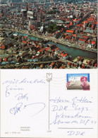 Postkaart Haarlem Luftaufnahme Zentrum Vom Flugzeug Aus 1990 - Haarlem