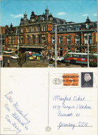 Postkaart Den Haag Den Haag Station Holland Spoor Belebte Straße 1972 - Andere & Zonder Classificatie