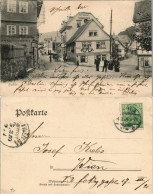 Ansichtskarte Ruhla Straßenpartie - Restaurant Tannhäuser 1904 - Autres & Non Classés
