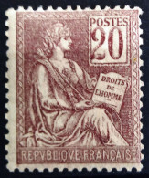 FRANCE                           N° 113                     NEUF*          Cote : 60 € - Unused Stamps