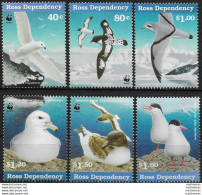 1997 Ross Dependency  Seabirds 6v. WWF MNH SG. N. 44/47+50+53 - Otros & Sin Clasificación
