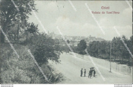Az544 Cartolina Chieti Citta' Veduta Da Sant'anna 1914 - Chieti