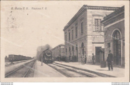 Al34 Cartolina S.maria Capua Vetere Stazione 1929 Provincia Di Caserta - Caserta