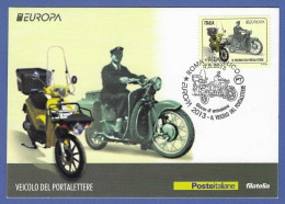 Italien / Italia  2013   Mi.Nr. 3603 , EUROPA CEPT / Postfahrzeuge - Maximum Card - Roma Filatelico 9.5.2013 - 2013