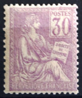 FRANCE                           N° 115                     NEUF*          Cote : 90 € - Unused Stamps