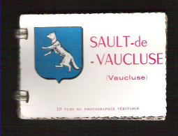 Petit Carnet Miniature De 10 Vues "photographie Véritable" De Sault De Vaucluse Par Combier - Andere & Zonder Classificatie