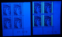 YT N° 1976b Bloc De 4 Coin Daté - Neufs ** - MNH - Cote 200,00 € - 1977-1981 Sabine De Gandon