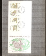 Saint - Christophe - WWF - Singes ( FDC De 1986 à Voir) - St.Kitts And Nevis ( 1983-...)