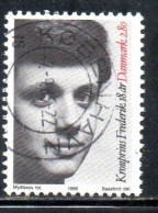 DANEMARK DANMARK DENMARK DANIMARCA 1986 CROWN PRINCE FREDERIK 18th BIRTHDAY 2.80k USED USATO OBLITERE' - Used Stamps