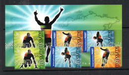 SPORTS  - AUSTRALIA - 2006 - COMMONWEALTH GAMES SET OF 3 + S/SHEET  MINT NEVER HINGED - Andere & Zonder Classificatie