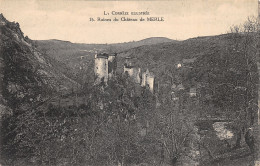 19-MERLE-RUINES DU CHÂTEAU-N°360-H/0187 - Other & Unclassified