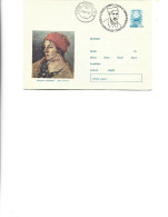 Romania - Postal St.cover Used 1973(1023) -   Painting By Gh.Petrascu - The Artist's Wife - Enteros Postales